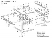 Bosch 0 603 035 401 Mt 92 Saw Table 220 V / Eu Spare Parts